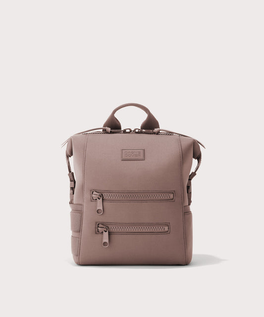 Dagne Dover small Indi Diaper Backpack in pink.