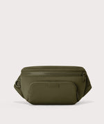 Dagne Dover jax large fanny pack in dark moss